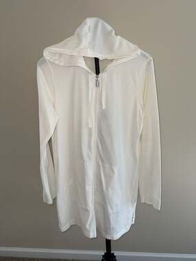 Croft & Barrow Women's Hooded Zip-Up Cover-Up Jacket